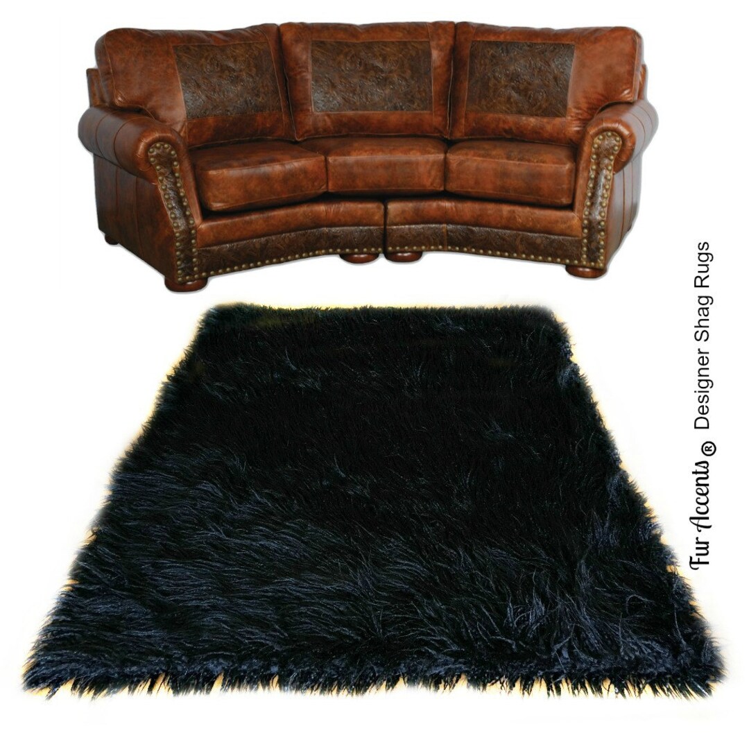 Faux Fur Thick Shag Sheepskin Accent Rug plush Stylish Etsy