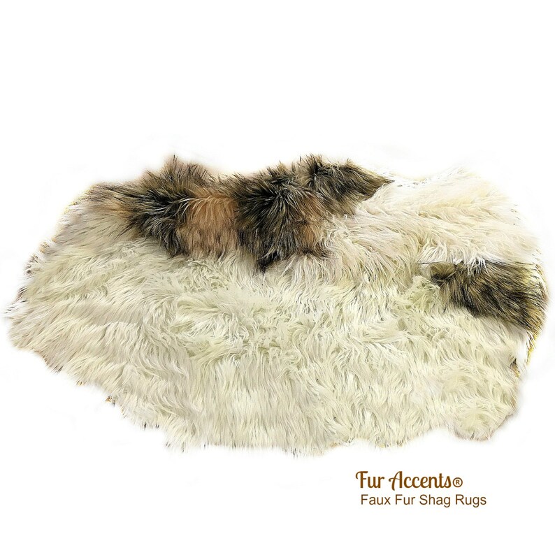 Faux Fur Sheepskin Throw Rug Shaggy Soft Thick Dog Etsy