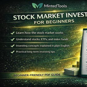 Stock Market Investing for Beginners Guide | Learn Stocks, ETFs, Index Funds & Long-Term Investing | Beginner Investing PDF