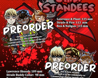 YKMET/BTD Chibi Ren, Strade, Larence Standee [PREORDER]