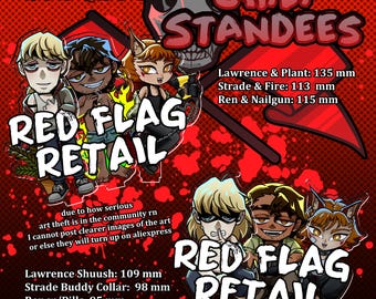 YKMET/BTD Chibi Ren, Strade, Larence Standee