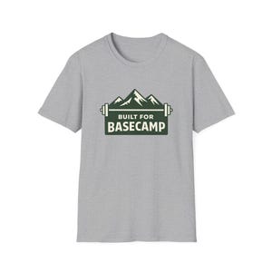 Built for Basecamp T-Shirt | Mountain Barbell Logo, Outdoor Fitness Tee