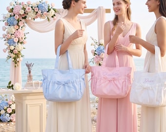 Personalized Wedding Tote Bags | Custom Bridesmaid Gifts, Bridal Party Totes, Wedding Favors & Bridesmaid Proposal Bags