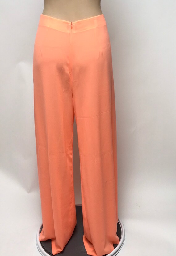 Shalwar Kameez Tunic Dress Pants Neon Orange - image 4