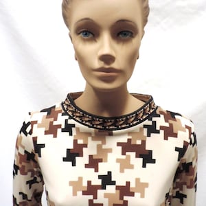 Mr Dino Dress Sheath 1960s Vintage Size 12
