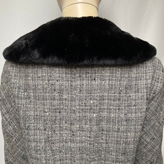 Tweed Fur Blazer Marisa California - image 4