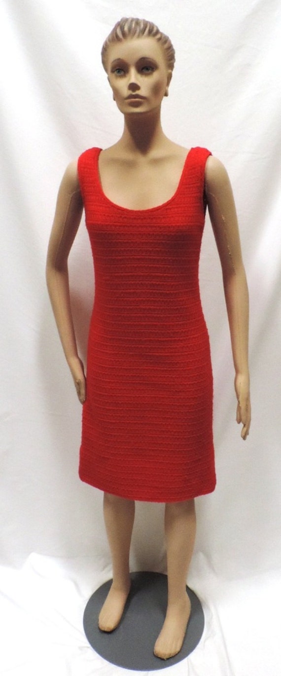 1950s Wiggle Dress Red Anne Fogarty