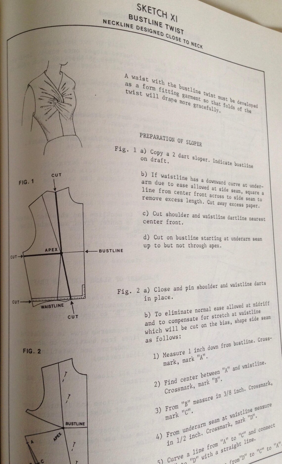 Pattern Making Draft Book Pattern Drafting Book Fairchild 1980s Flat Pattern Making Fashion ...