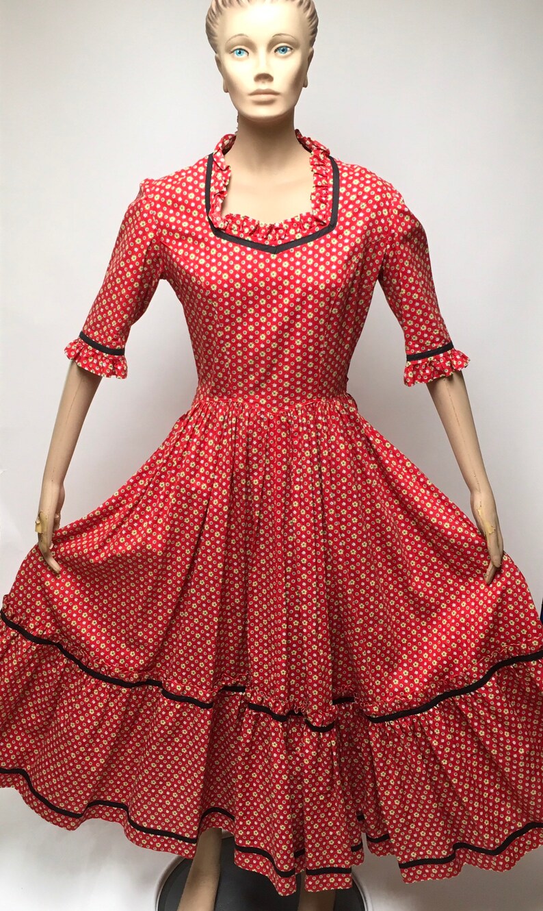 floral long frocks for ladies