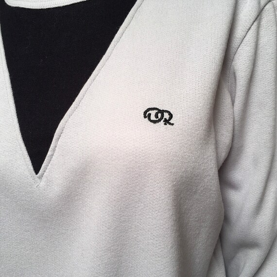 1970s Oscar DeLa Renta Acrylic Sweatshirt - image 3