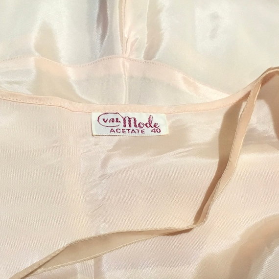 Val Mode Full Slip Dress Size 40 Pink 1940 Linger… - image 10