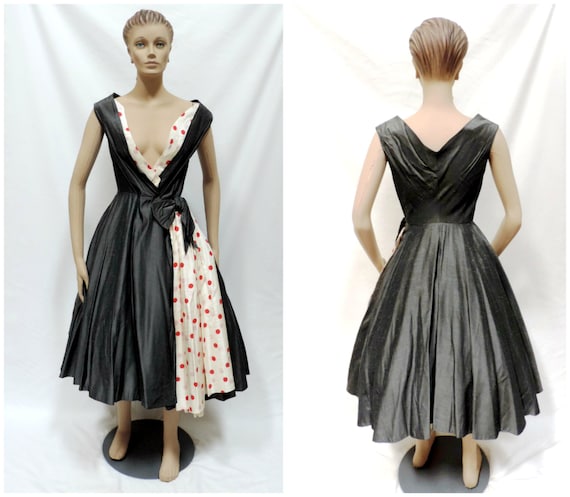 1950s New Look Swing Wrap Dress