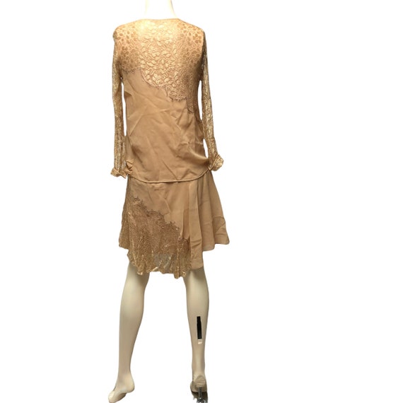 1920's Egyptian Navy Drop Waist Mini Dress main image 1