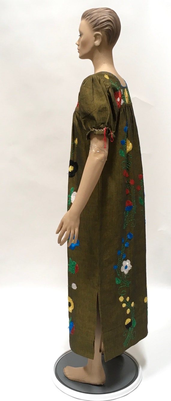 Ethnic Dress Hand Embroidered Floral Maxi Frock V… - image 3