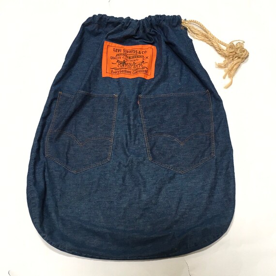 denim duffle bag