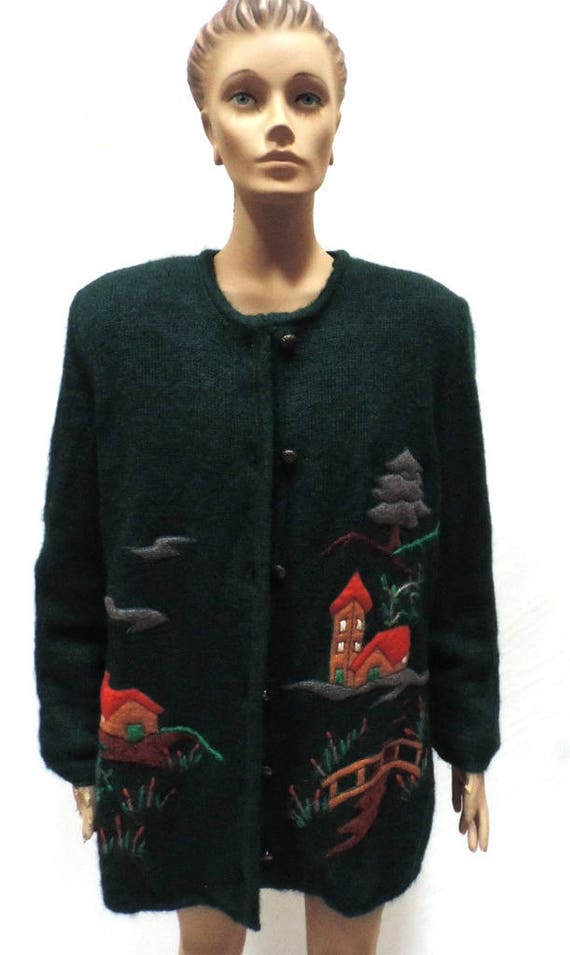 Folk Art Jacket Hand Made Austria - image 3