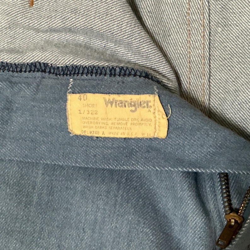 70s Wrangler Jeans Light Blue Flared image 7