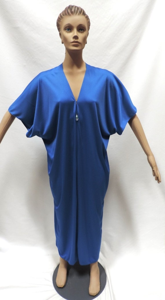 Lucie Ann Caftan Grecian Royal Blue Nylon Pool Cov