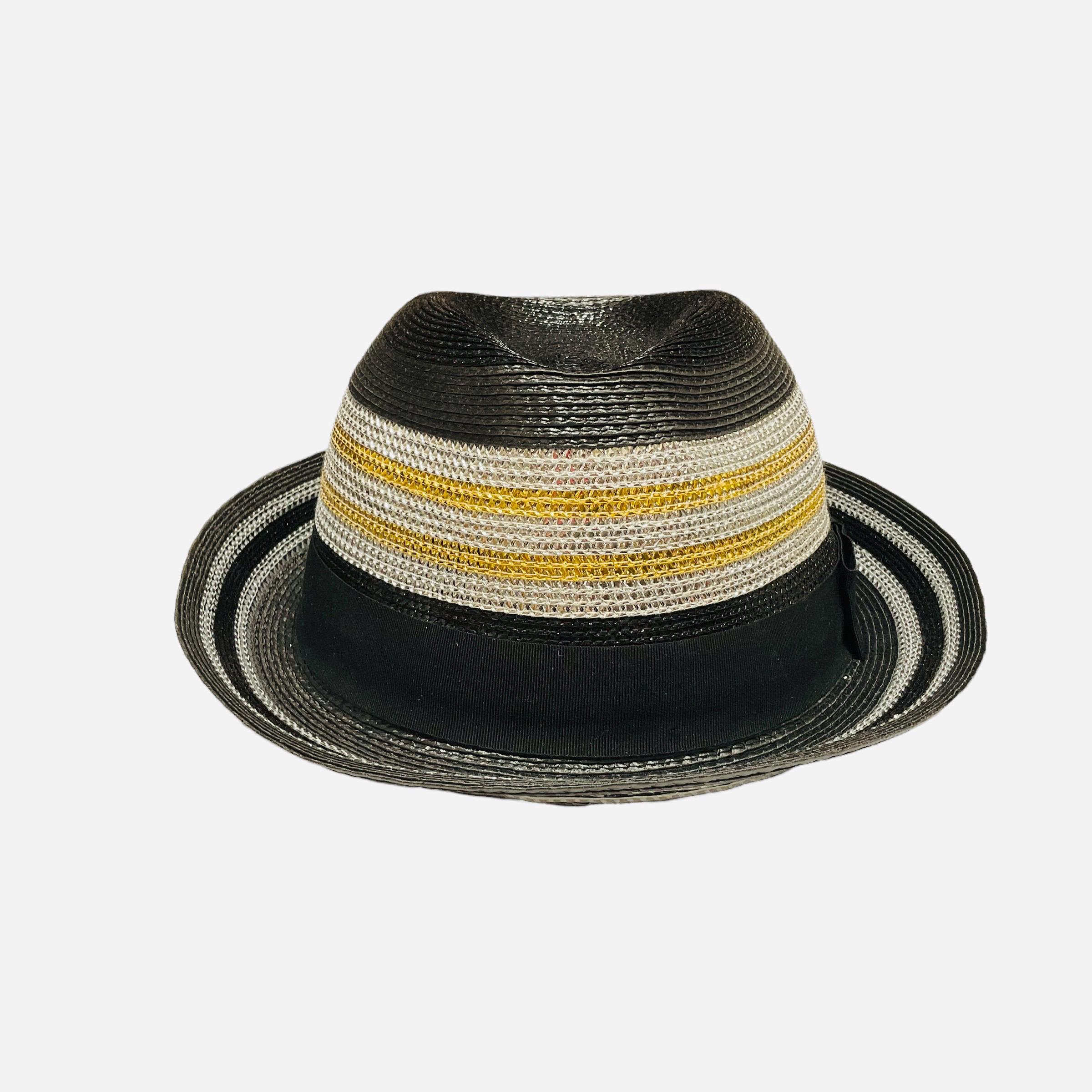 Authentic Etro Italy Straw Sun Hat Etro - Striped raffia hat Etro main image 3