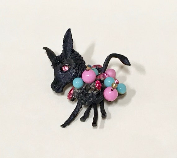 Hattie Carnegie Donkey Brooch Book Piece