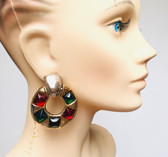 Les Bernard Gripoix Oversized Earrings