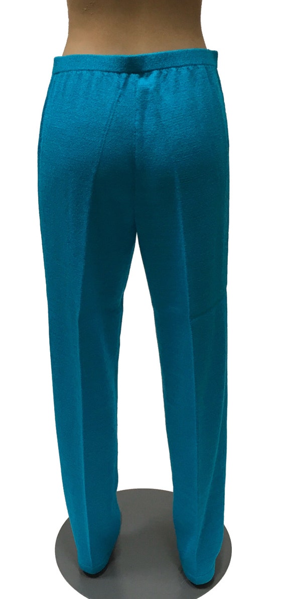 Turquoise Blue Santana Knit Pantsuit The Michael … - image 6