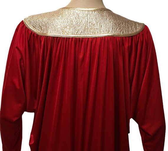 Red Gown Bill Tice Kimono Dress - image 4