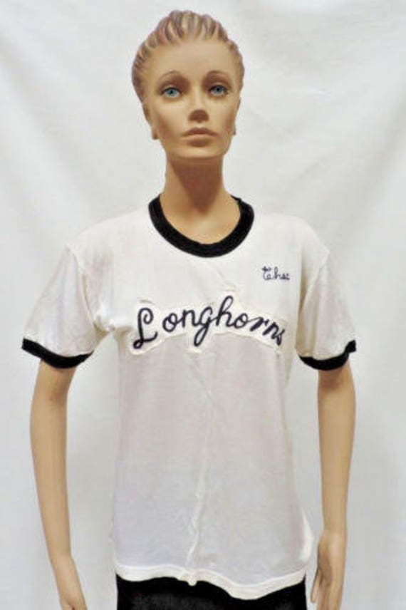 50s Ringer T Shirt Chain Stitch General Athletic R