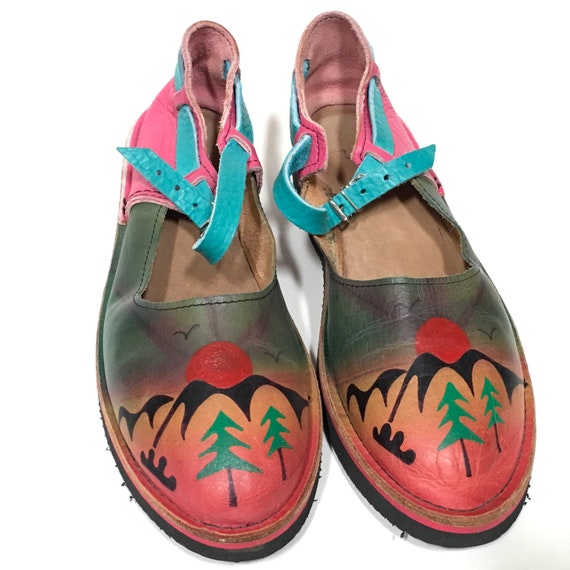 colorful mary jane shoes