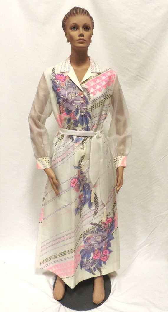 Alfred Shaheen Dress Hawaiian Maxi - image 2