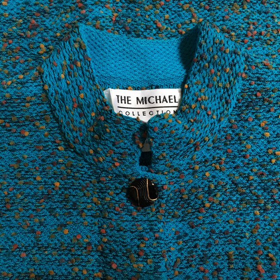 Turquoise Blue Santana Knit Pantsuit The Michael … - image 10