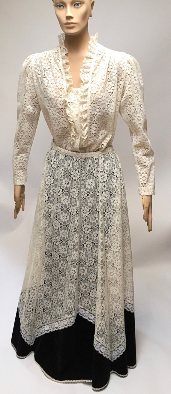Prairie Maxi Skirt Set Modesty Dress - image 7