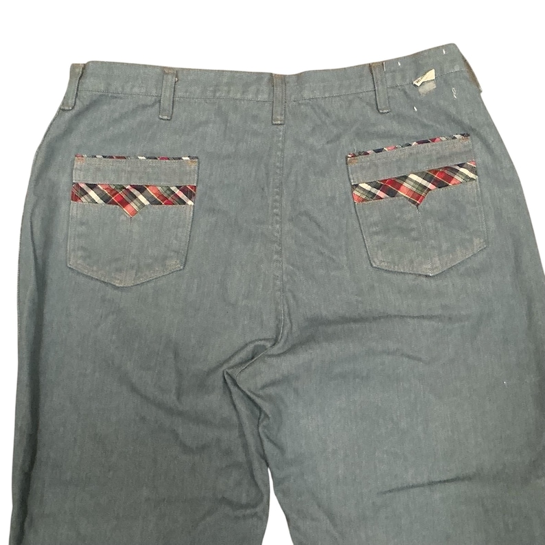 70s Wrangler Jeans Light Blue Flared image 3