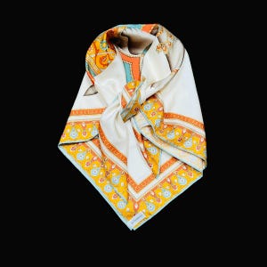 Jim Thompson Elephant Silk Scarf