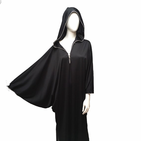 David Brown Hooded Caftan Dress