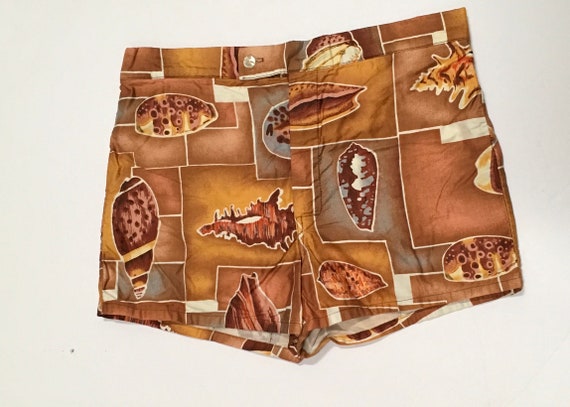 Vintage Swim Trunks Barefoot in Paradise Shorts