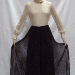 Jumpsuit Sandine Originals Brown Pleated Chiffon
