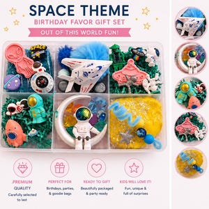 Outer Space Sensory Play Dough Kit, Fine Motor Development, Occupational Therapist Created