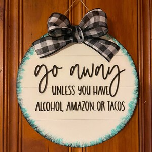 Go away sign | Glowforge Ready, SVG format, digital file