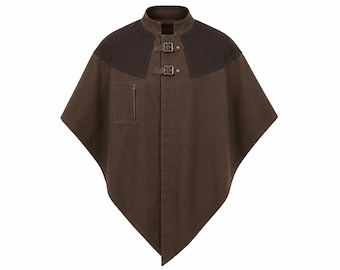 Desert Explorer sci-fi canvas poncho