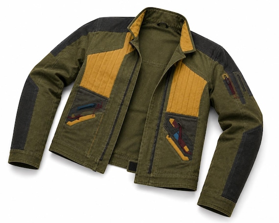 Galactic Smuggler Inspired Canvas Jacket