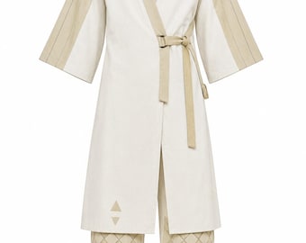 Sci-Fi Desert Traveler-set futuristische tuniek en ballonbroek