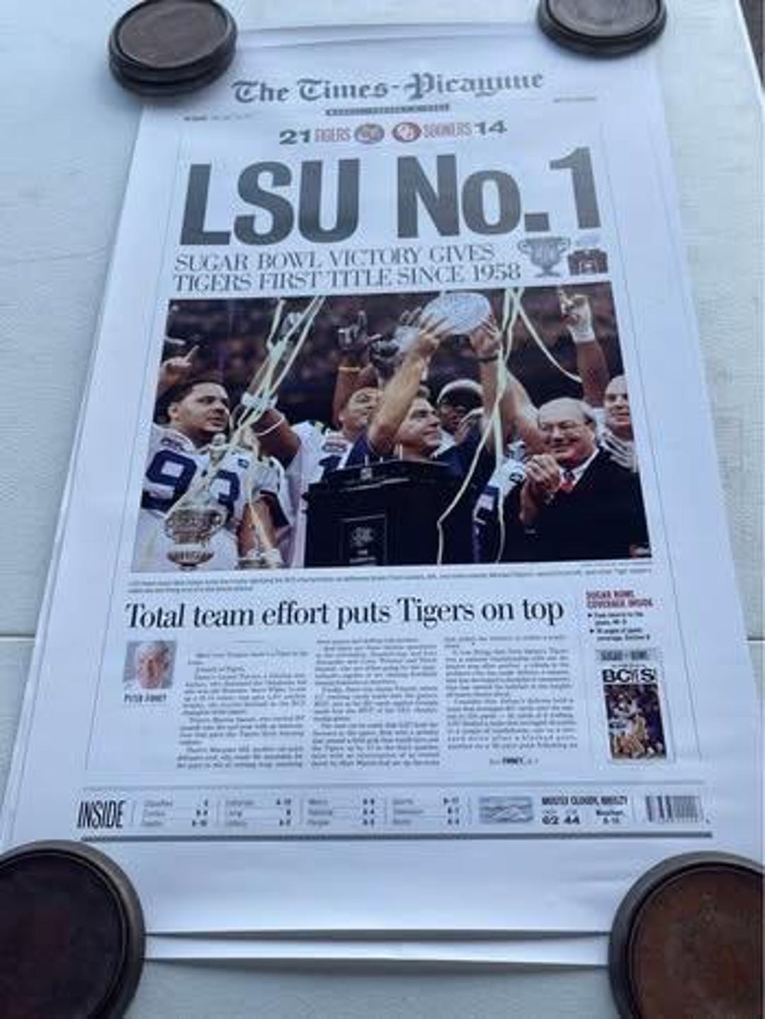 Lsu Number Two New LSU Number 1 Prints-16 X 12 - Etsy