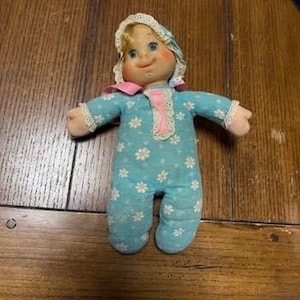 Vintage 1970  Mattel Bean Baby with pull string talking doll-works