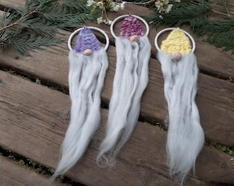 Spring DIY Gnome Kit, Gnome Weaving Kit, Gnomes, Handmade Gnome, Make it yourself gnome, Holiday Gnomes, DIY kit, DIY weaving,  diy projects