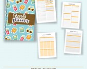 Travel Planner Printable PDF | 39-Page Trip Organizer | Daily Itinerary, Packing List, Budget Tracker, Travel Journal, Monthly Calendar