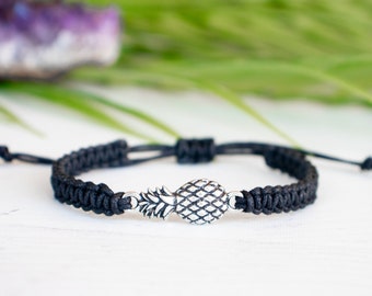 Bracelet ananas Bijoux pour amoureux de la plage. Cadeaux uniques pour femme, bracelet hawaïen, cadeau pour femme, idée cadeau tropicale