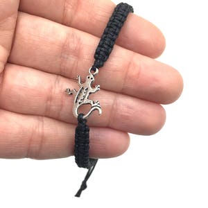 Lizard Bracelet Gecko Bracelet Reptile Bracelet Jewelry Friendship Bracelet Adjustable Bracelet Lizard Enthusiast Friend Gift