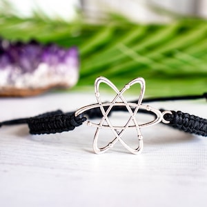 Large Atom Bracelet, Science Jewelry, Chemistry Bracelet, Chemistry Student Gift, Scientist Gift