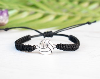 Bracelet de volleyball, bijoux de sport de volleyball, équipe de volleyball, cadeaux d'entraîneur, cadeau de volleyball, bracelet de sport, cadeau d'équipe